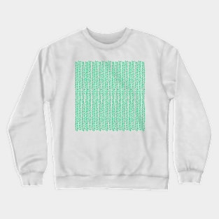 Knit Wave Emerald Green Crewneck Sweatshirt